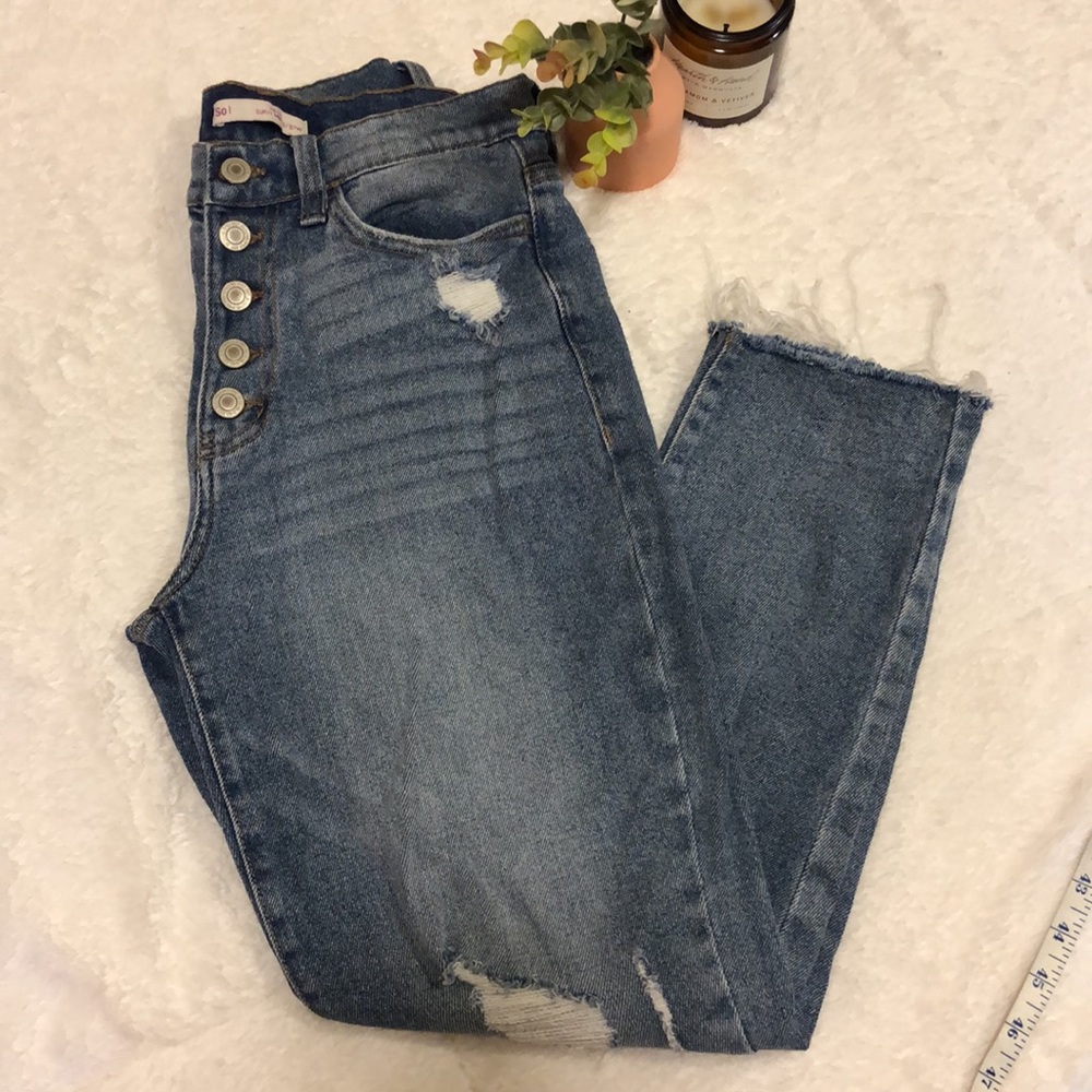 High Rise Curvy Mom Jeans